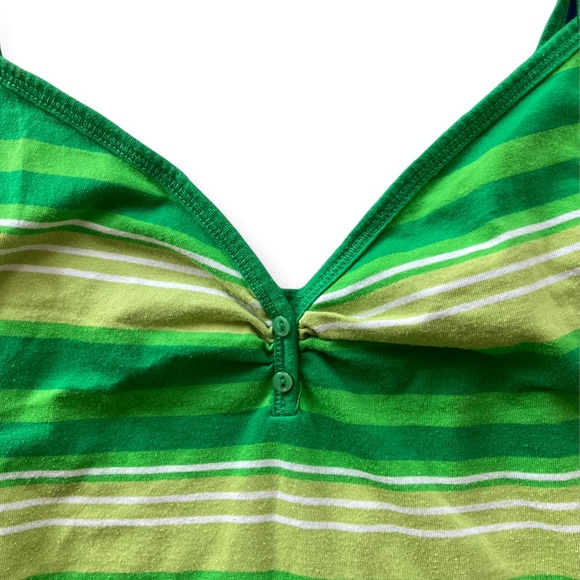 Derek Heart Retro Y2K Watermelon Striped Tank Large - Picture 6 of 9